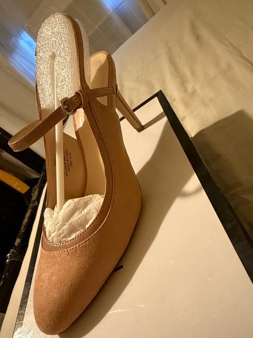 Nine West Blush Tan Slingback Pointed-Toe Pump